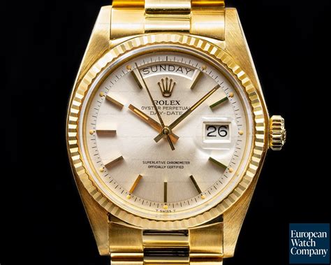 rolex 1803 gold bracelet|rolex 1803 day date 36.